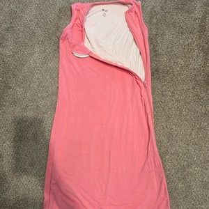 2 Kyte 0.5 tog Large Sleep Sacks - Pink and Grey.